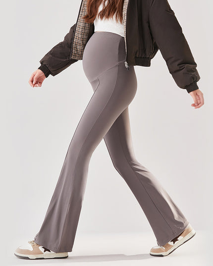 Pregnant Women Wearing Flared Pants For Casual Wear