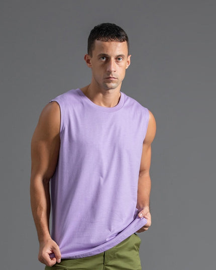 Cotton Sleeveless T-shirt Men's Plus Size Sports