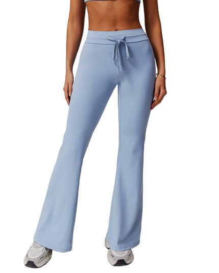 High Waist Hip Lift Yoga Bell-bottom Pants Belly Contracting