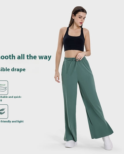 Loose Yoga Pants Side Pocket Leisure