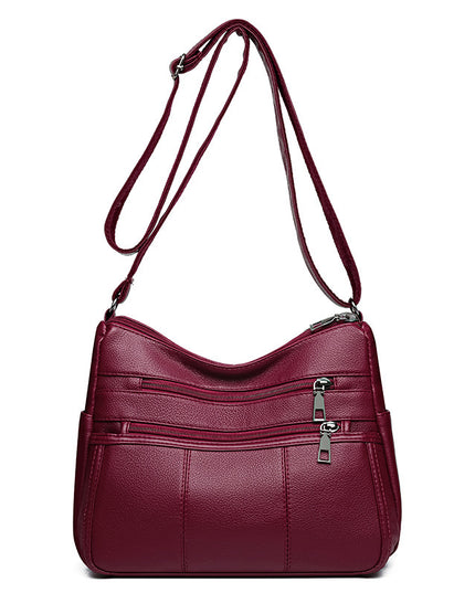 Multi-compartment Shoulder Commuter Crossbody Bag