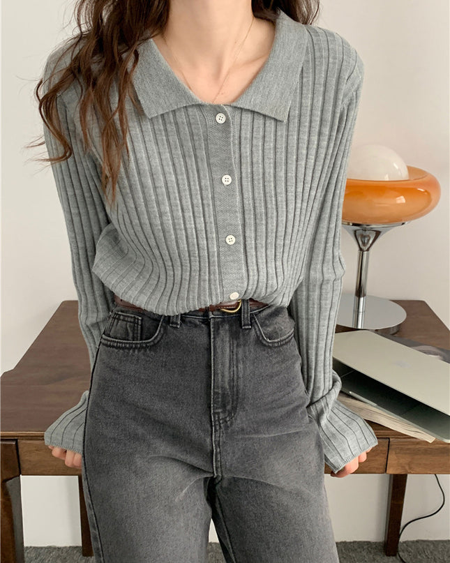 Retro Gentle Inner Wear Sweater Cardigan