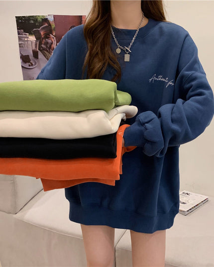 Loose Korean Style Autumn And Winter Leisure Top