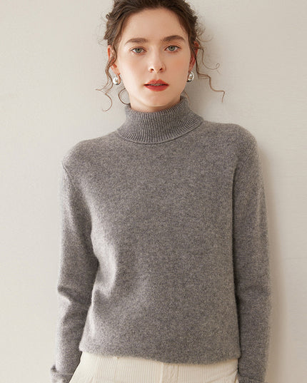 Women's Thickened Fall And Winter Inner Wear Turtleneck Cashmere Sweater