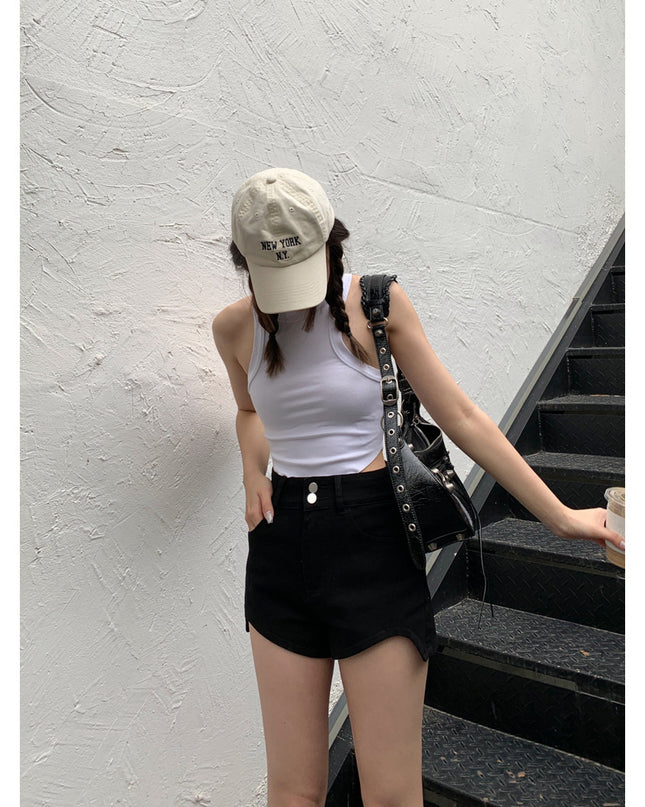 Women's Summer High Waist Denim Shorts