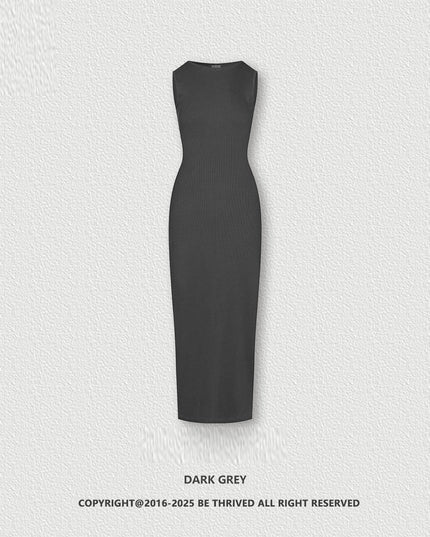 Lady Like Woman Vest High-grade Slim Fit Slimming Knitted Dress