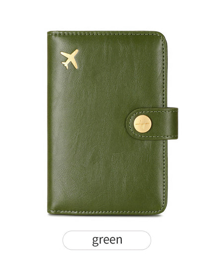 Bag Simple And Portable Multifunctional Passport Holder Fashion Document Storage Protective Cover