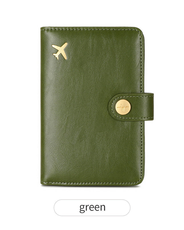 Bag Simple And Portable Multifunctional Passport Holder Fashion Document Storage Protective Cover