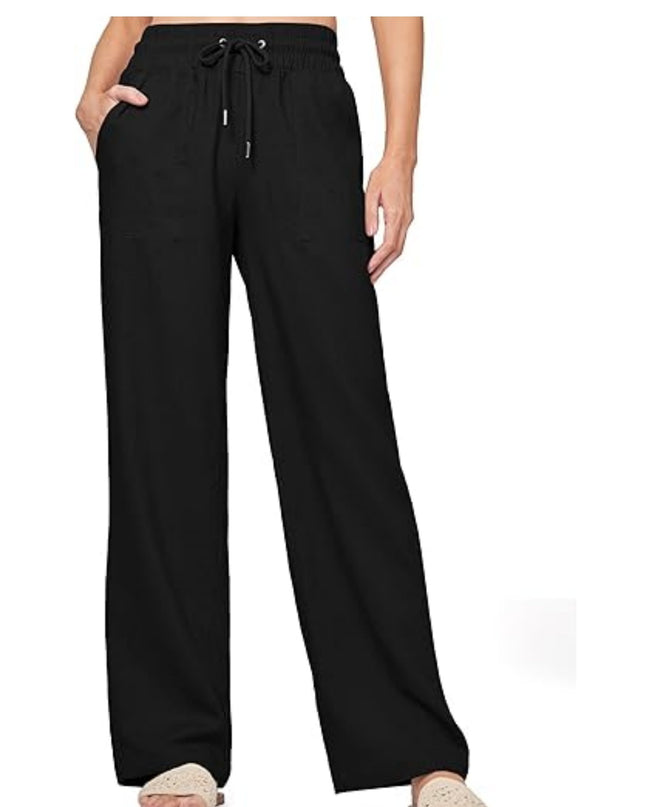 Women's Linen Wide-leg Cotton And Linen Casual Beach Summer Pants