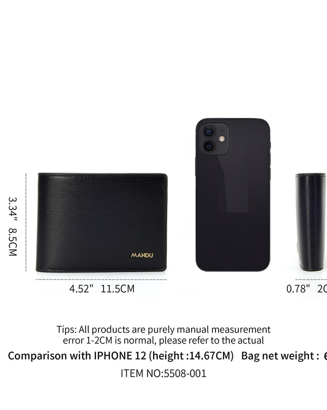 Men's Solid Color Large Capacity Anti-theft Swiping Multi-functional New Wallet