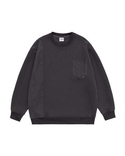 Men's American Retro Heavy Round Neck Sweater