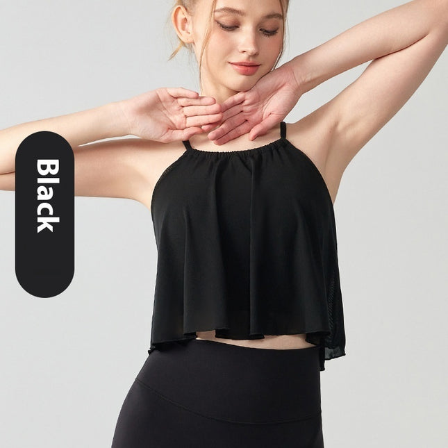 Mesh Yoga Clothes Vest Women's Outer Wear Sling