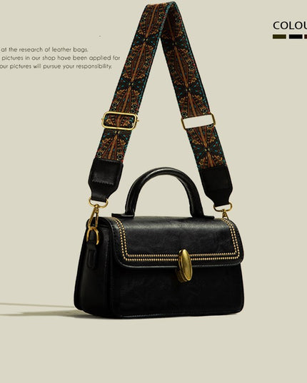 Advanced Texture Retro Messenger Bag For Women