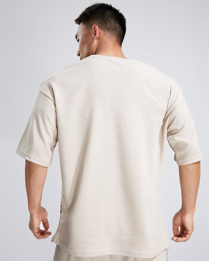 Sports American Fashion Men's Waffle Short Sleeve