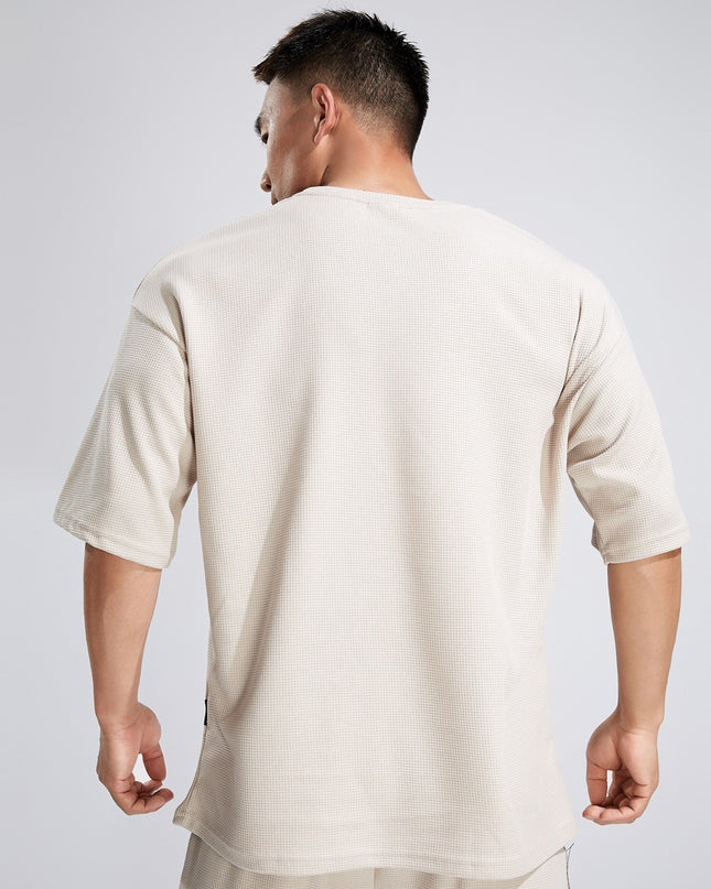 Sports American Fashion Men's Waffle Short Sleeve