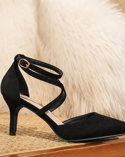 Women's Stiletto Heel Pumps Cross Sandals