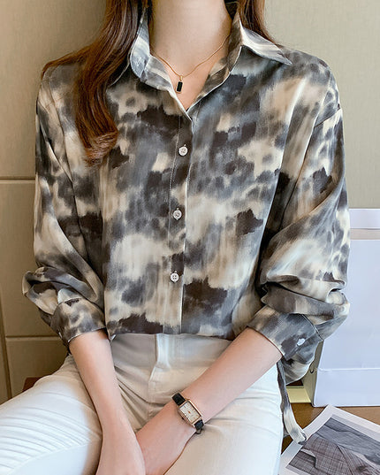 Loose Casual Retro Hong Kong Style Top