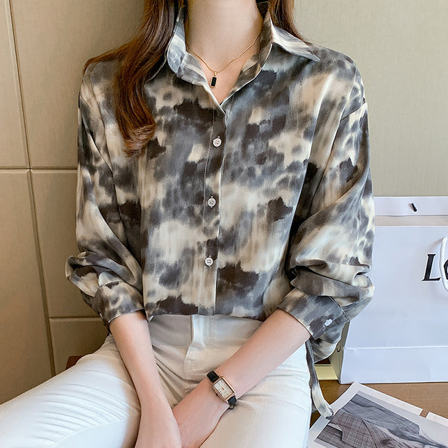 Loose Casual Retro Hong Kong Style Top