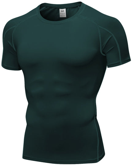 Men's PRO Tight Short Sleeve Fitness Exercise