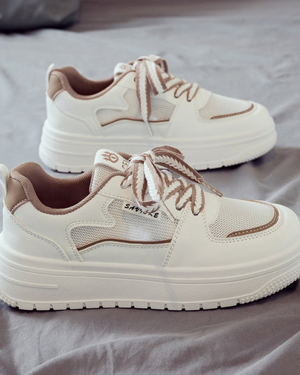 Platform White Shoes Minority All-match Running Leisure Sneakers