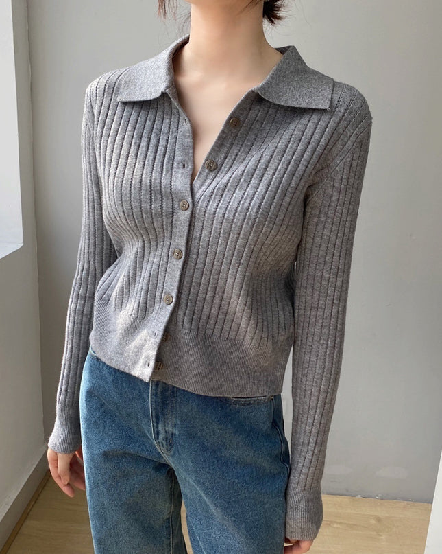 Long Sleeve New Cardigan Stitching Women