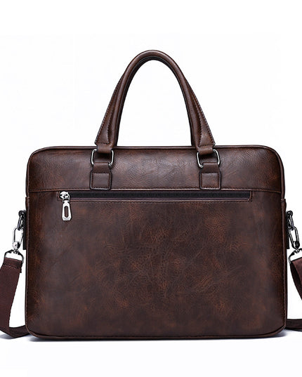 Large Capacity Computer Bag | Shoulder Bag, Synthetic Leather