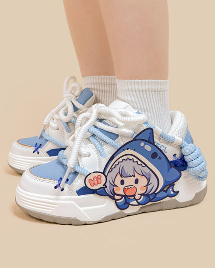 Shark Bread Shoes Women's Platform Sports And Leisure