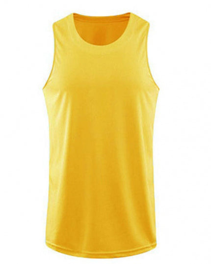 Breathable Ice Silk Sports Vest Men's Workout Sleeveless T-shirt