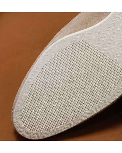 Men's Casual Retro Leather Slip On Shoes