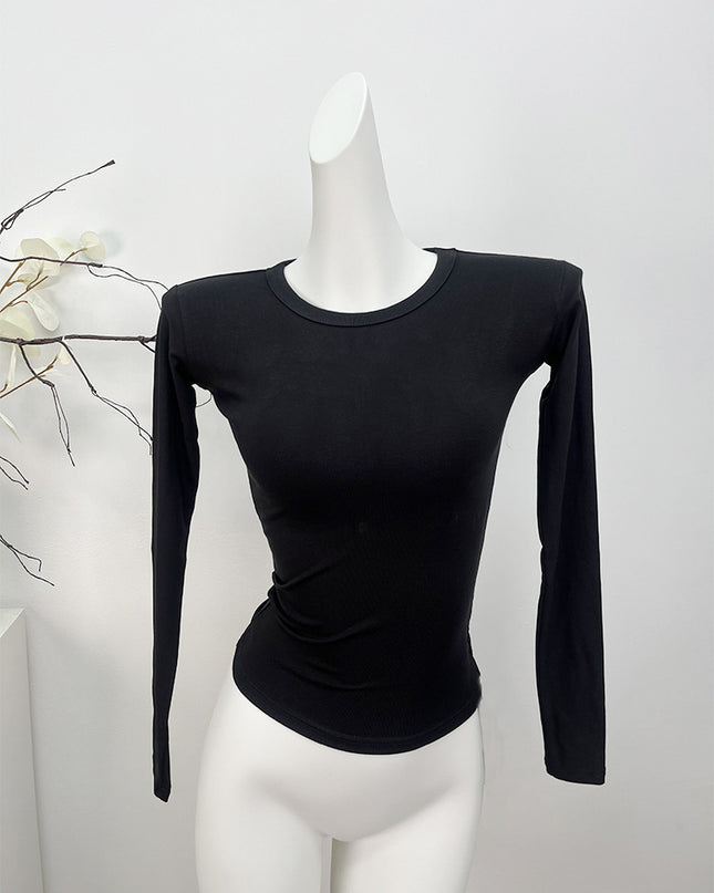 Shoulder Modal Stretch Tight Sports Long Sleeve