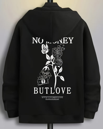 Men's Casual Fleece-lined Hoodie