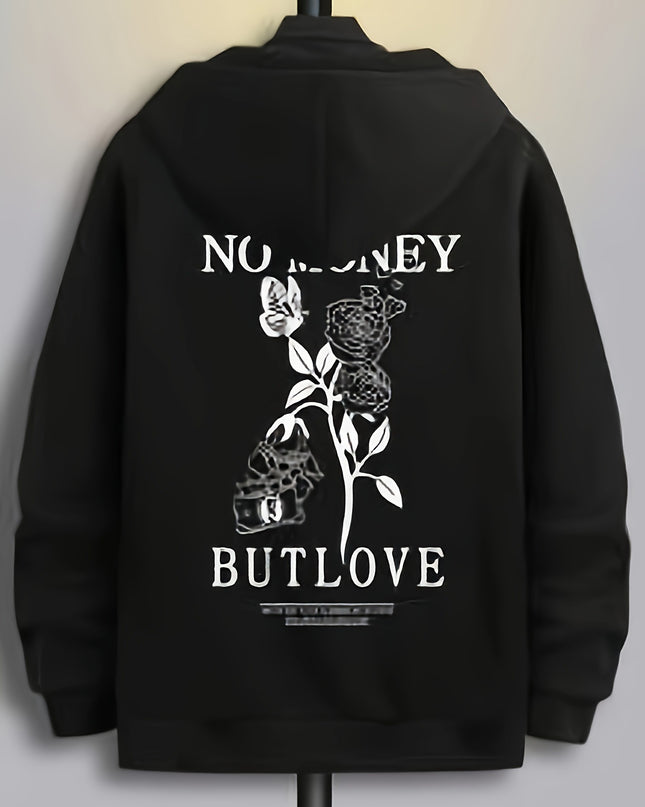 Men's Casual Fleece-lined Hoodie
