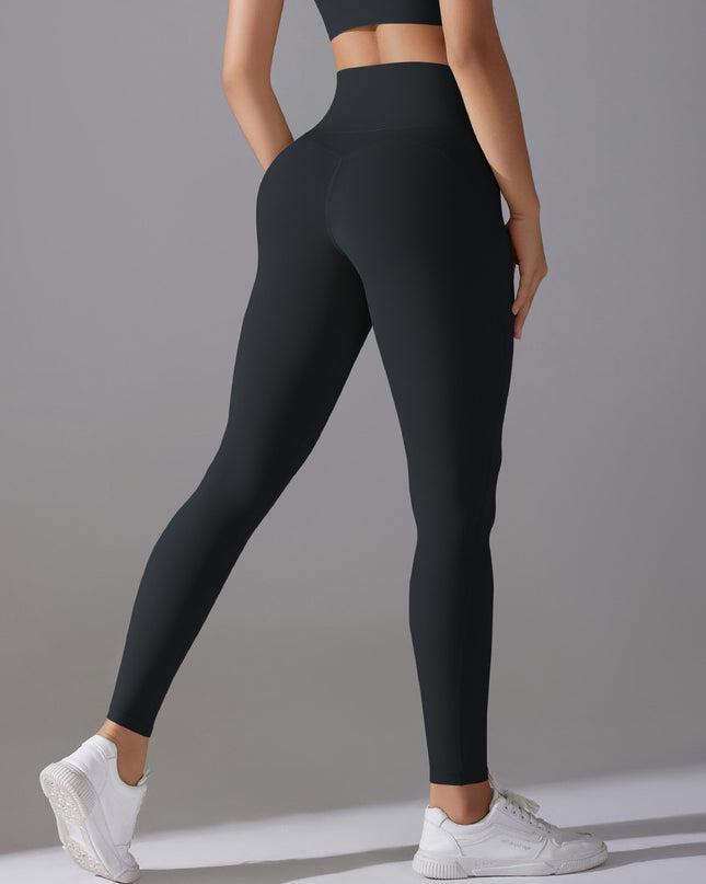 Internet Celebrity High Waist Hip Lift Nude Feel Hot Pants Yoga Pants Women