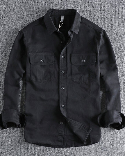 Design Sense Overalls Long Sleeve Shirt Men