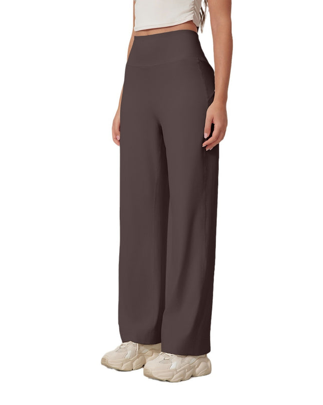 Straight Fitness Skinny Bell-bottom Pants High Waist