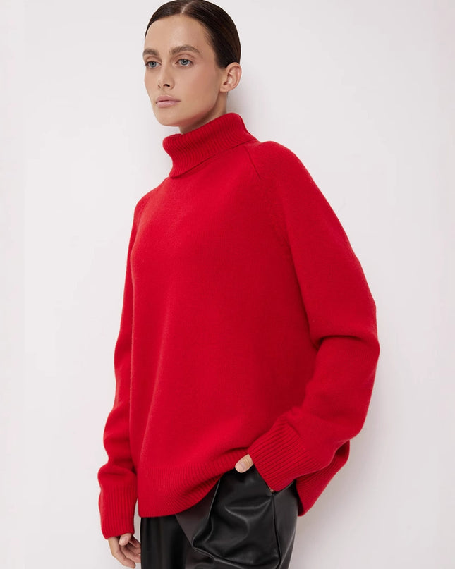 New Loose Pullover Thermal Knitting Sweater For Women