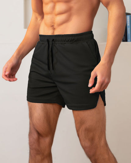 Men's Mesh Quick-drying Breathable Shorts Solid Color