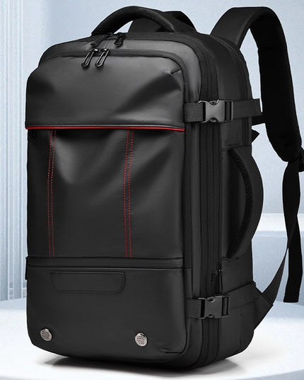 Large Capacity Expansion Multifunctional Vacuum Compression Backpack For Men