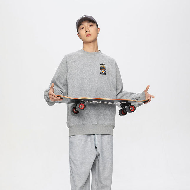 New Simple Drop-shoulder Sleeve Sweater For Men