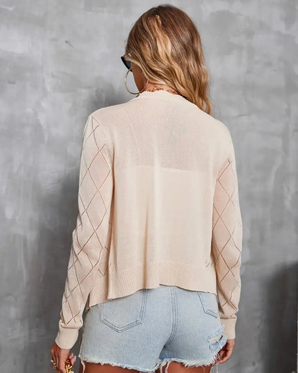 A Cold-themed Cardigan Top