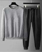 Light Gray Plus Black Trousers