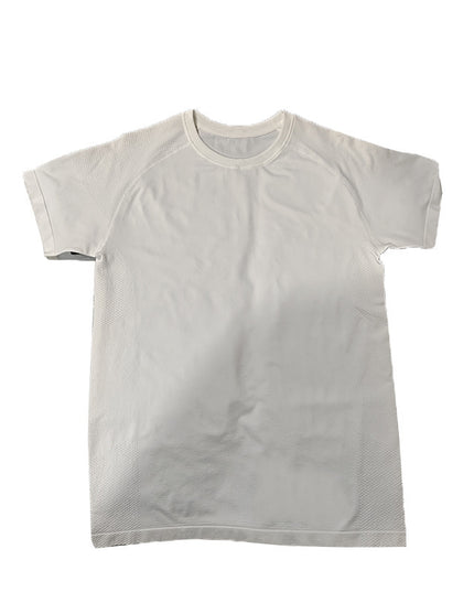 Men's Seamless Jacquard Round Neck Top
