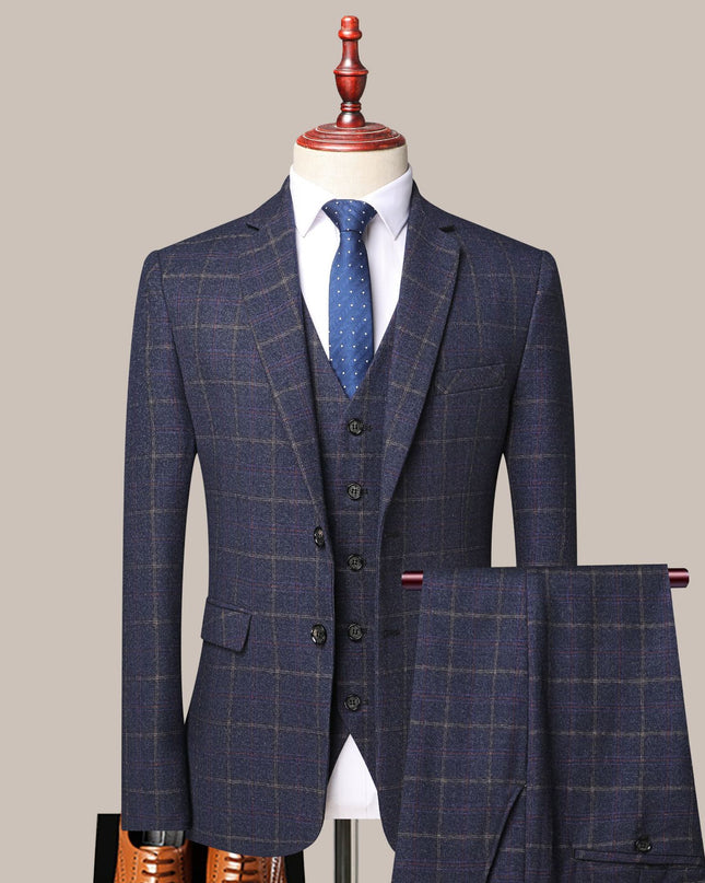 Young And Middle-aged Men's Three Piece Suit