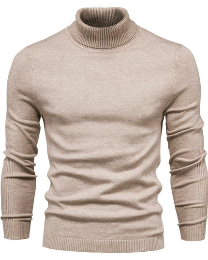 Men's Solid Color Pullover Sweater