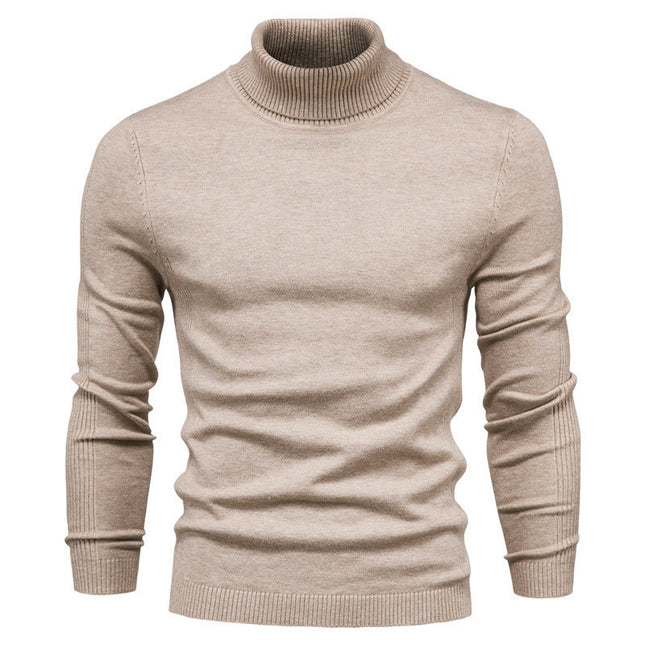 Men's Solid Color Pullover Sweater