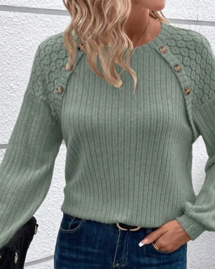 Fashionable And Casual Warm Women's Long Sleeved Sweater