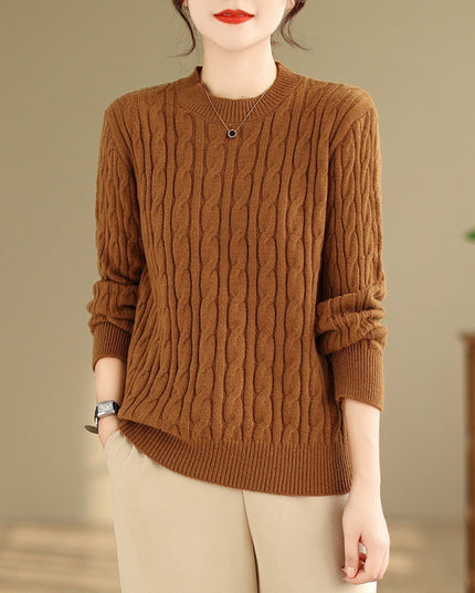 Western Style Outer And Inner Wear All-match Sweater