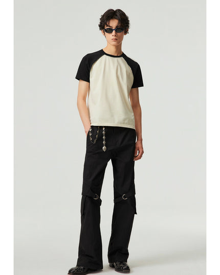 Heavy Round Neck Cultural T-shirt Advertising Shirt
