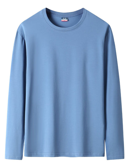 New Cotton Long Sleeve Printed Round Neck T-Shirt