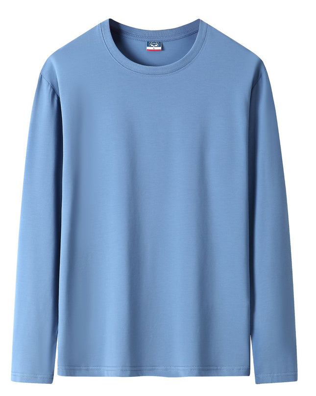 New Cotton Long Sleeve Printed Round Neck T-Shirt